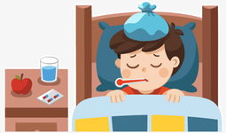 感冒图片漫画,漫画揭示病毒入侵的“囧”态